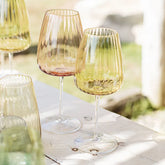 Francesca Green Water Glass